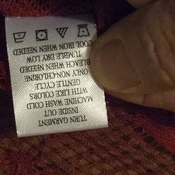 NWT Dylan Ryan M Floral Lace Top LINED Red Sexy Siren Whimsigoth Fairy Grunge - Picture 10 of 10